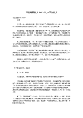 作文拔河的启示200字500字