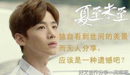 夏至未至经典名句