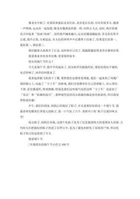 水族的端午节作文