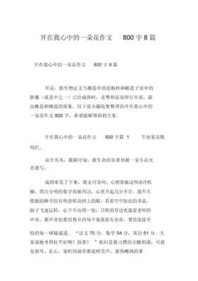 作文我发现一朵花300字