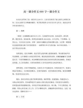 2011年满分作文的作者600字