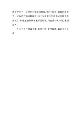 《开心的暑假》的作文