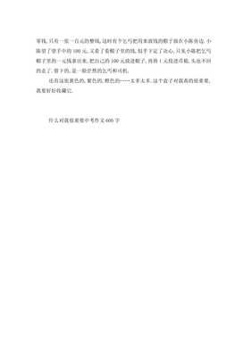 有关我很重要的作文