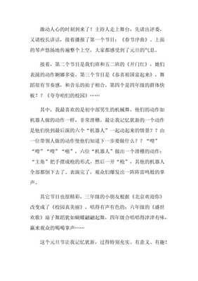 元旦节初中作文300字500字