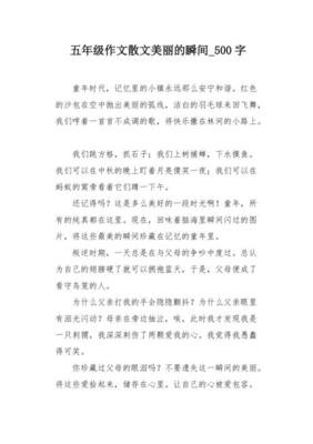 最美的是什么作文500百字300字