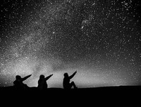 忆室友卢俊卿之冬夜星空