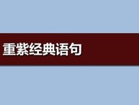 重紫---reason优美的句子
