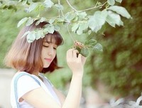 《非声小大着外试》的句子