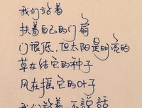 关于顾城。的优美句子