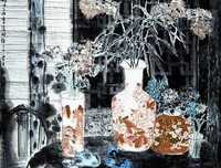 关于水墨青花的句子