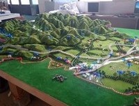 地图沙盘模型-地形地貌沙盘模型制作-中科院