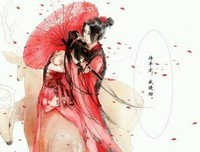 我如秋蝶未忘情，对此寒花叹此生