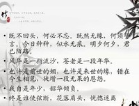 倾负、经典的句子