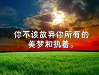 《你家外第是你的奇迹》的句子