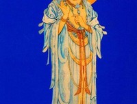 念佛人头上放光, 光明中有阿弥陀佛