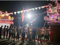 蔡家堡 隆庆義祠壇举行“寿金炉”开炉入火仪式
