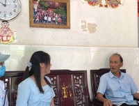 红帆“岭”航社会实践队探访红军后代