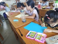 “风帆”实践队：承载爱的贺卡