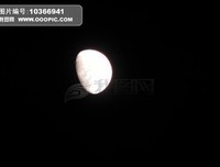 冬夜里的月光