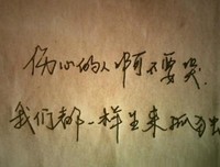 说进人心的句子，不要欺骗别人的感情，因为你换不回来