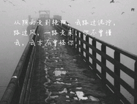 你不懂我，我不怪你。