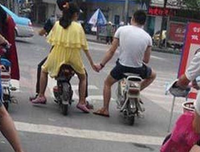 “我妈说你长得太骚了，迟早给我戴绿帽子。”