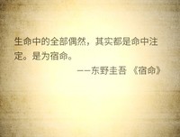 最新的东野圭吾经典语录