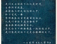 七堇年的句子