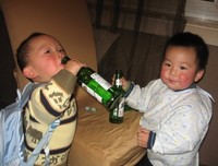 喝酒干杯