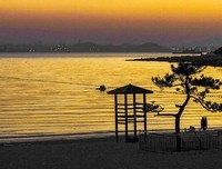 秋天的夕阳