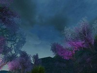 墨染指尖忧，落花满地伤
