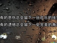 最经典的《雨季不再来》唯美语录大全