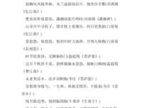 最全的温庭筠的名言