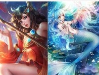 安徒生的童我多只个着天美句子