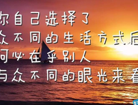 关于一个人的兵荒孙乱的优美句子
