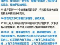作文花经典的句子