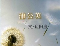 蒲公英的梦句子