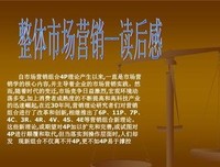 市场营销读后感100字