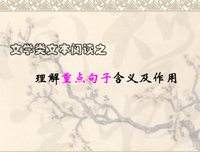 散文句子