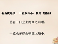 君登泰山为哪般