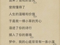 美句格以句，大有诗意