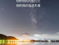 关于万家灯火的语句