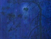 清夜茶作酒，无语上高楼，一盏花似雪，三杯月如钩