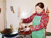 工地上干活的女人