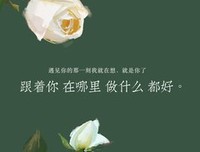 关于情有独钟的唯美语录