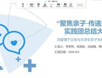 山东理工大学“聚焦亲子·传递温暖”实践团调研总结
