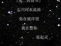 《情书to张起灵》的句子
