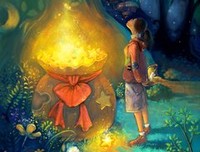 关于在夜空人对摘星星的优美句子