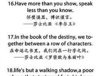 小说美句经典名句