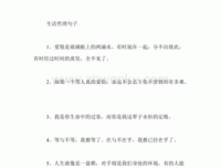 哲句子
